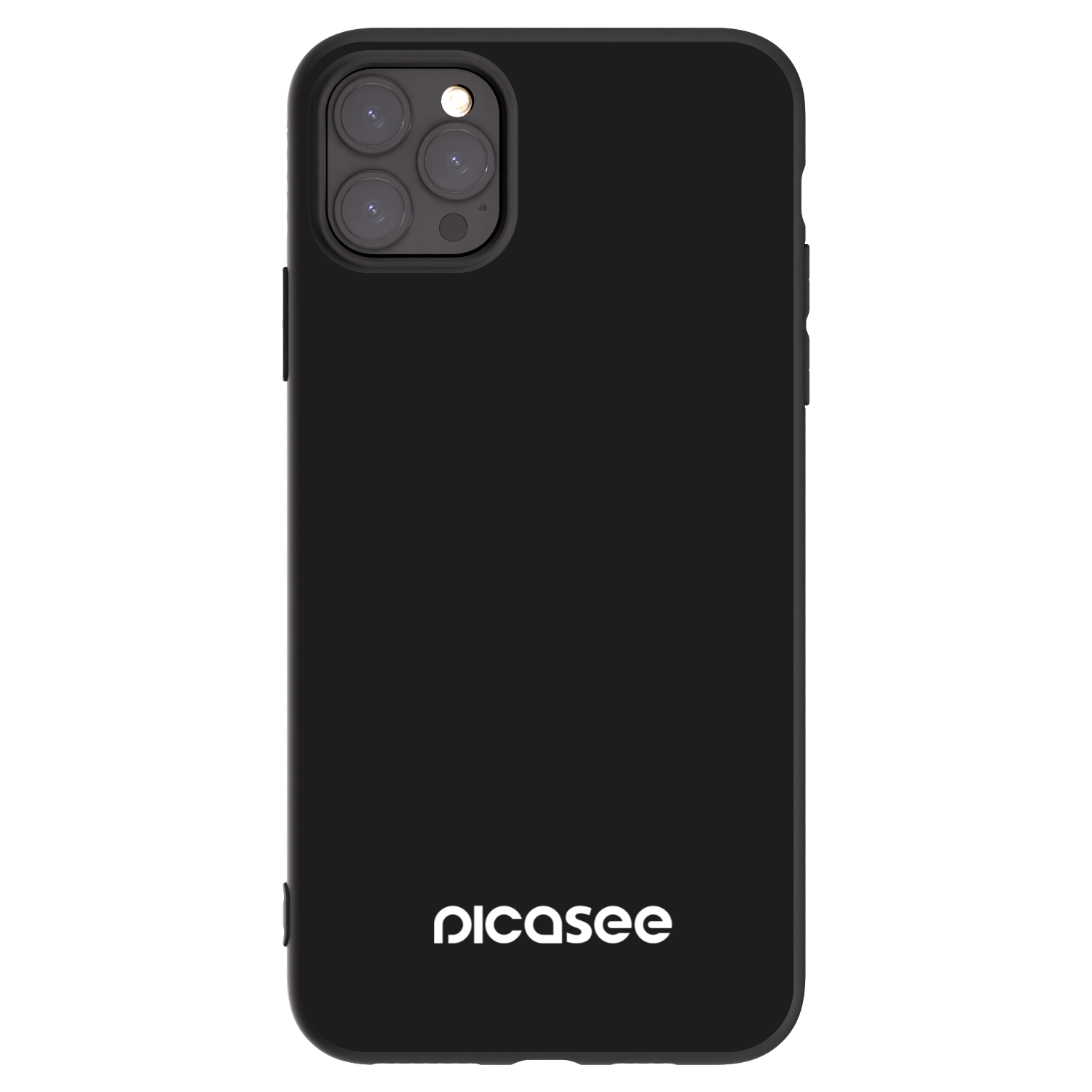 Picasee silikonowe czarne etui na Apple iPhone 11 Pro Max - Picasee