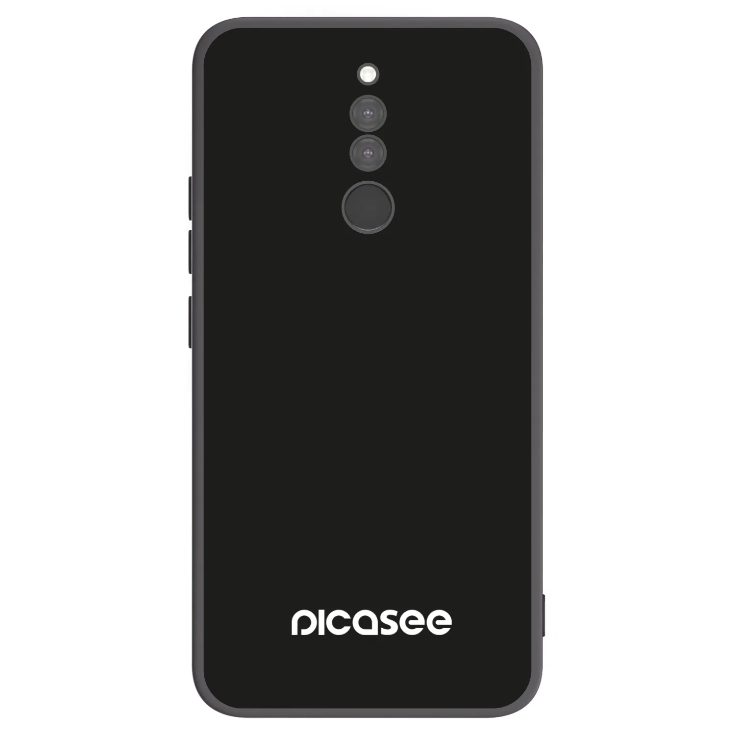 Picasee silikonowe czarne etui na Xiaomi Redmi 8 - Picasee