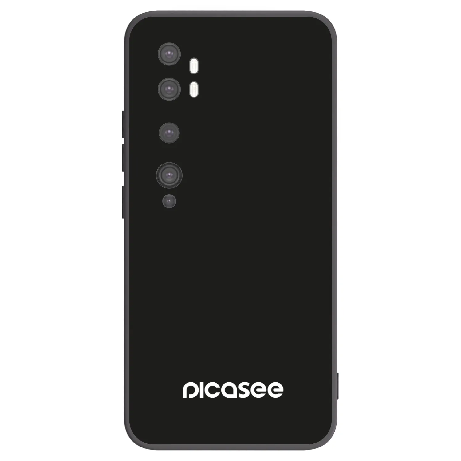 Picasee silikonowe czarne etui na Xiaomi Mi Note 10 (Pro) - Picasee