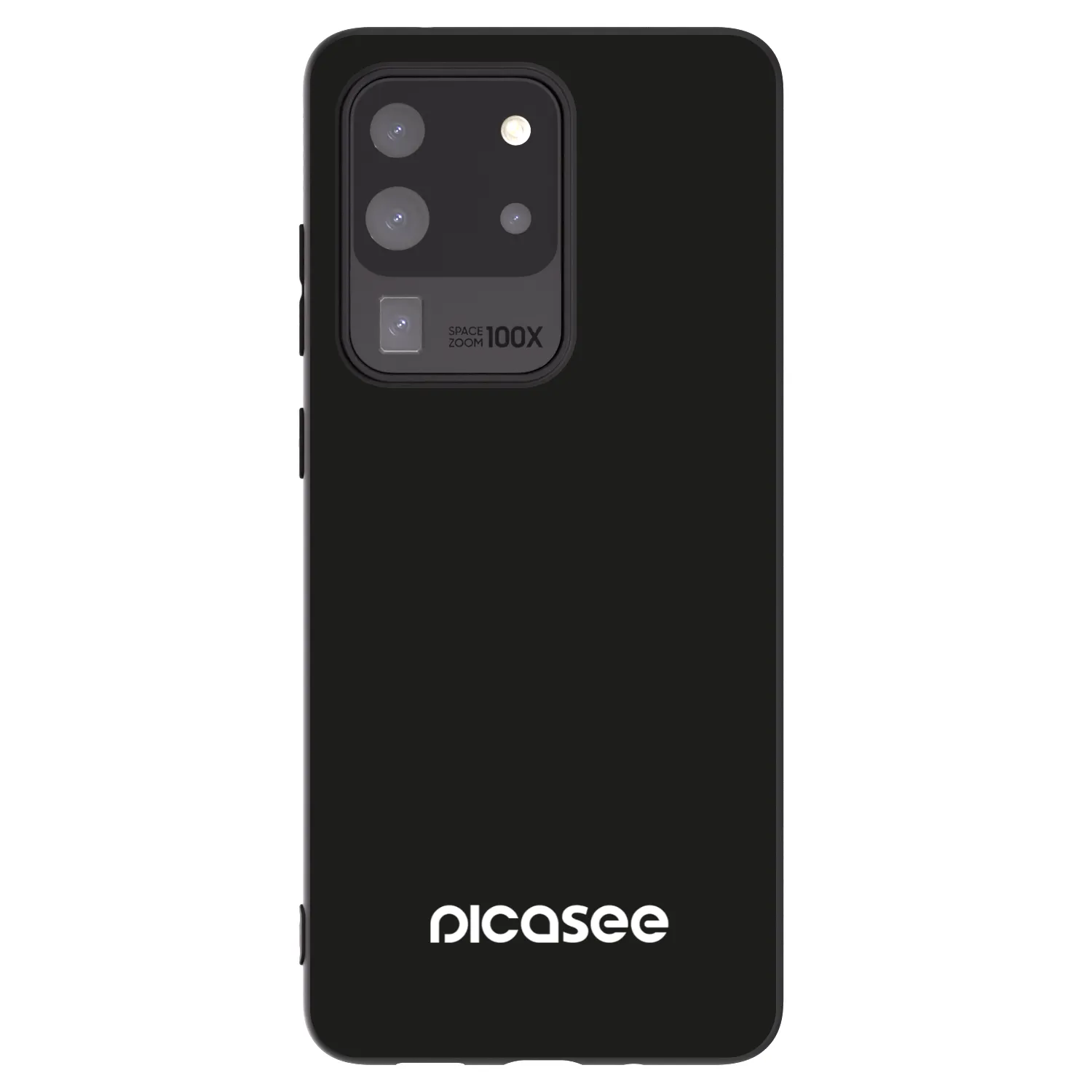 Picasee silikonowe czarne etui na Samsung Galaxy S20 Ultra 5G G988F - Picasee