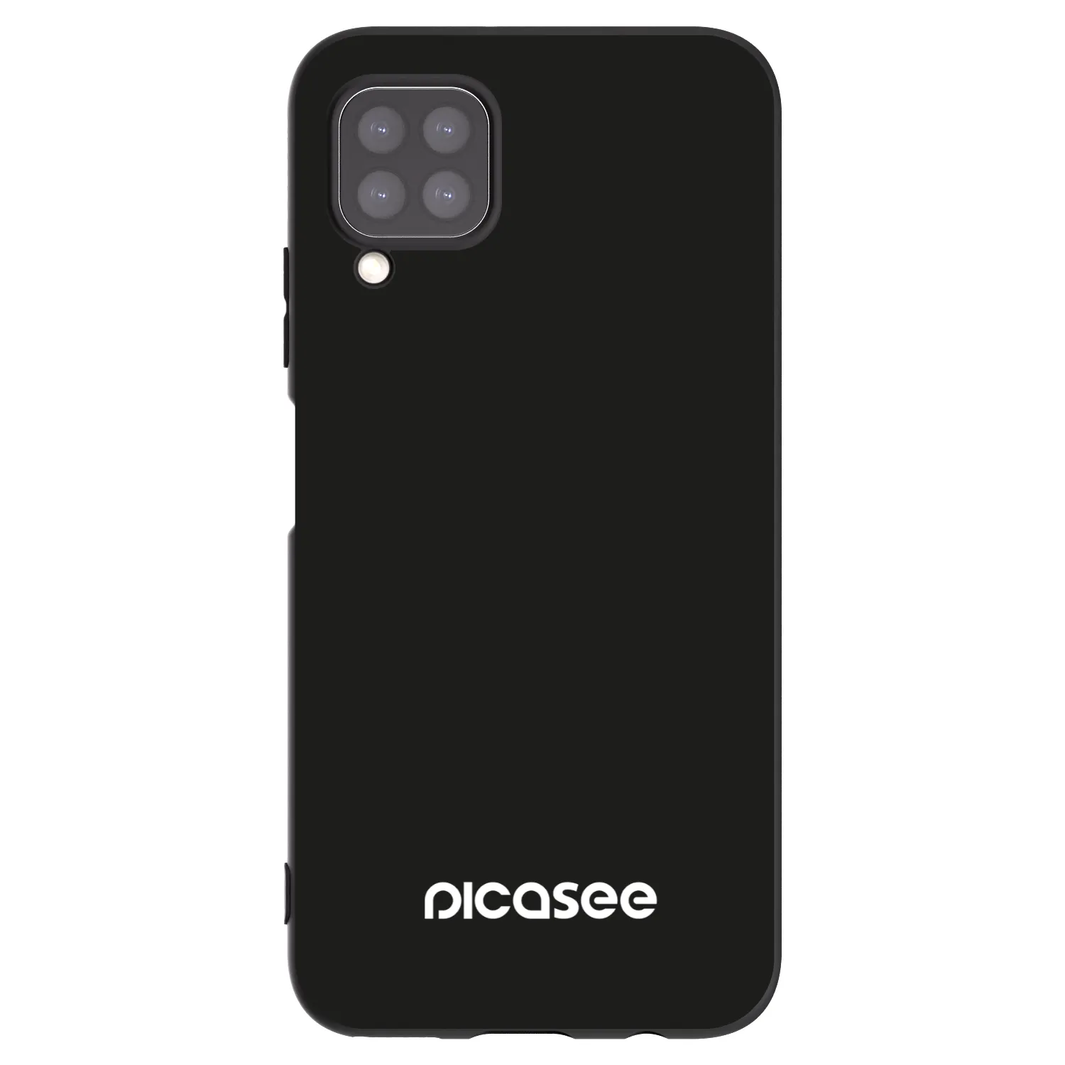 Picasee silikonowe czarne etui na Huawei P40 Lite - Picasee
