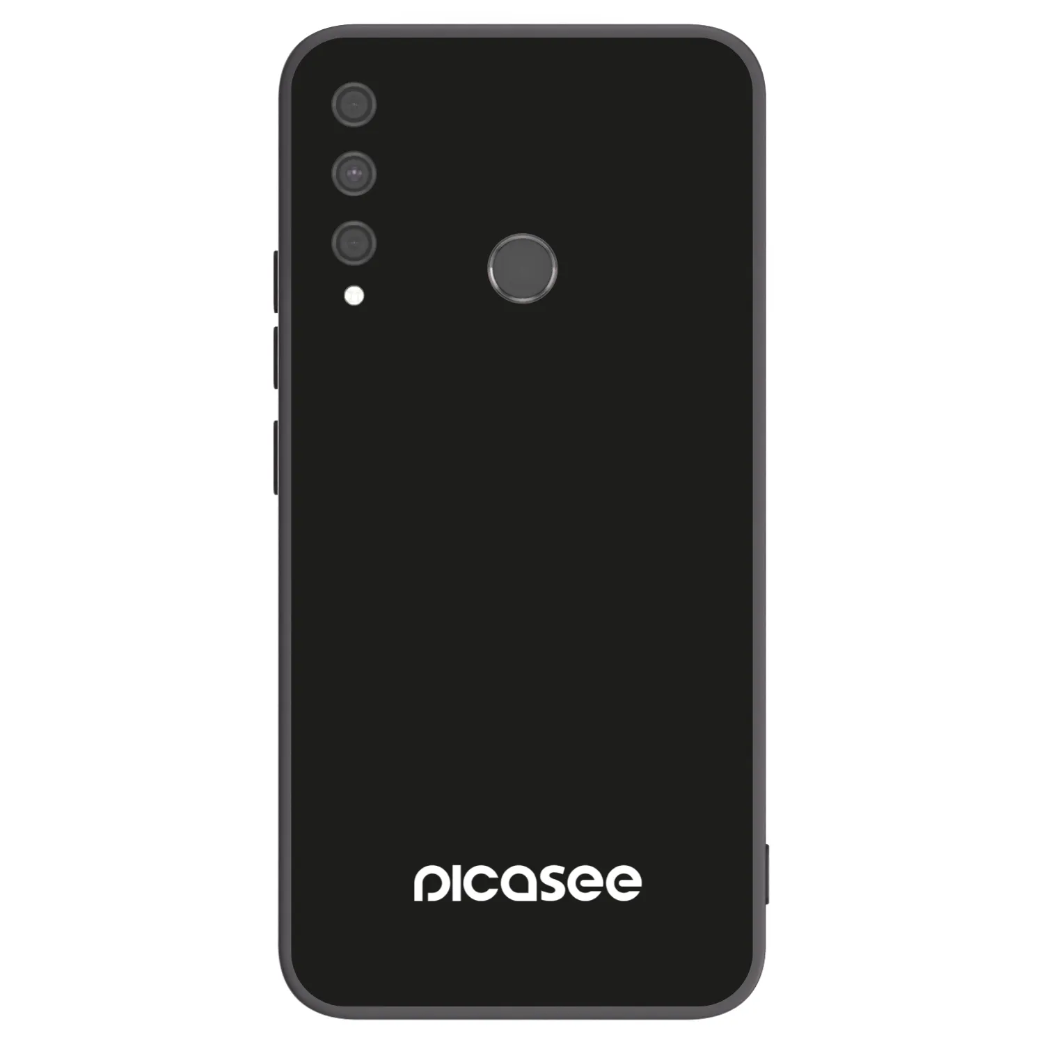 Picasee silikonowe czarne etui na Huawei P40 Lite E - Picasee