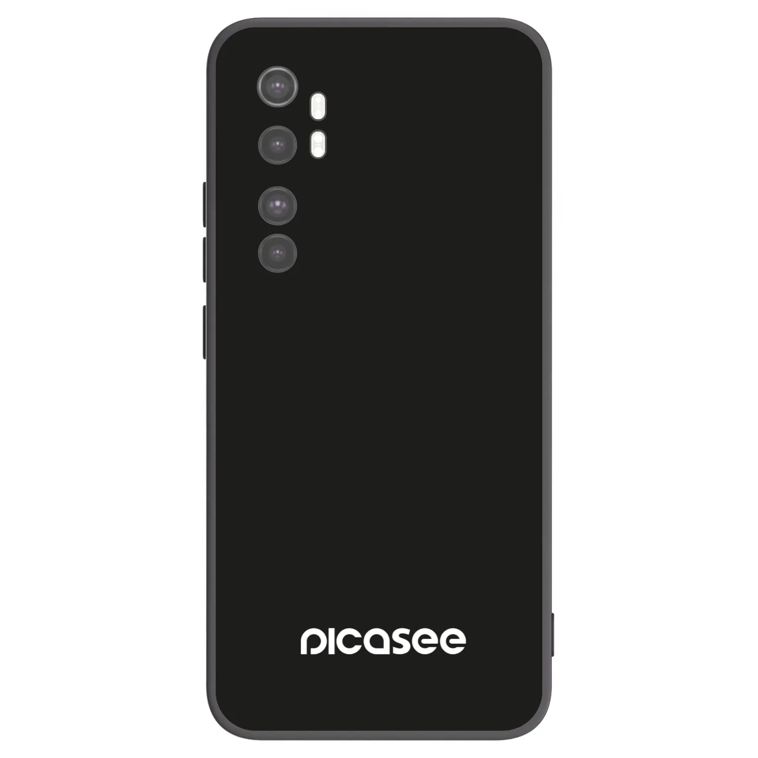 Picasee silikonowe czarne etui na Xiaomi Mi Note 10 Lite - Picasee