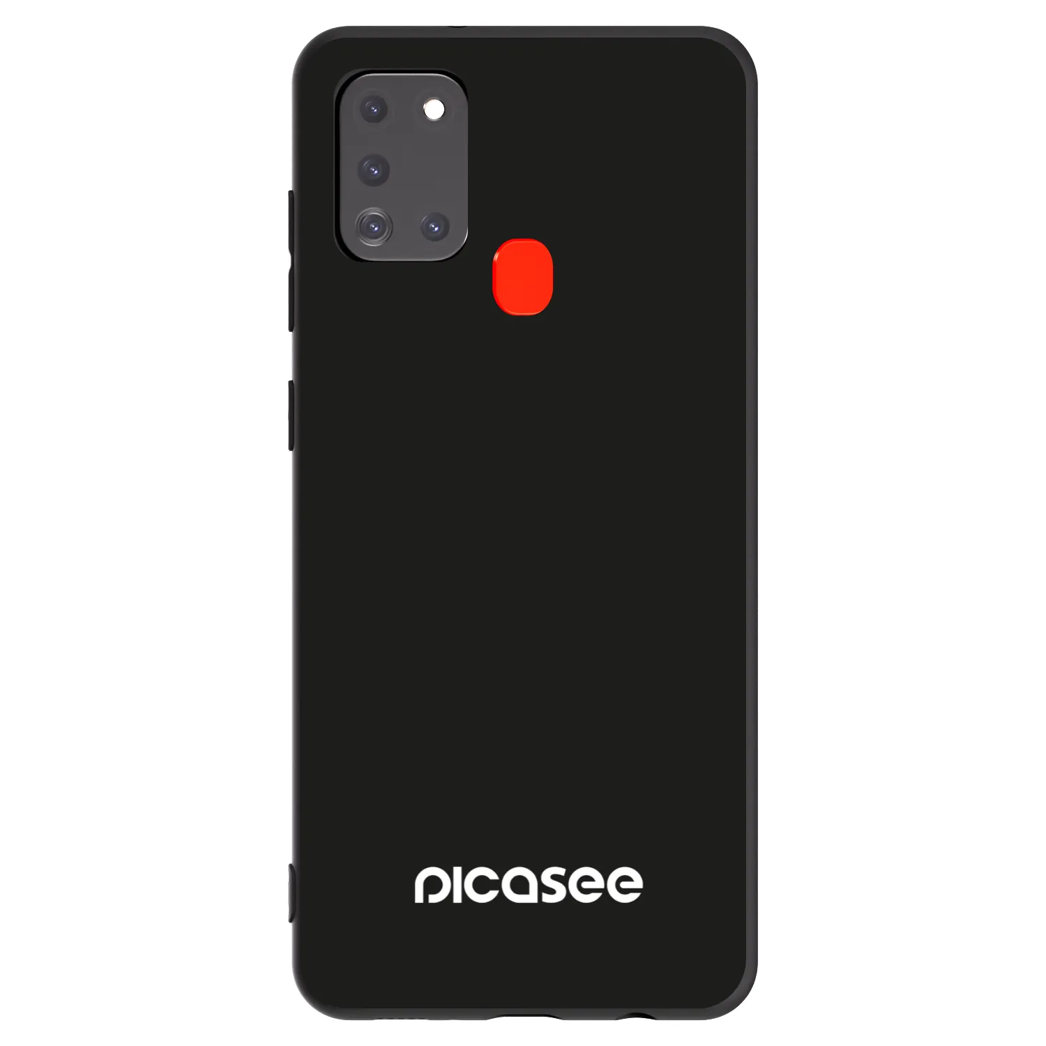 Picasee silikonowe czarne etui na Samsung Galaxy A21s - Picasee
