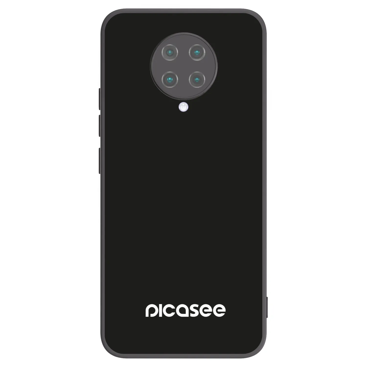 Picasee silikonowe czarne etui na Xiaomi Poco F2 Pro - Picasee