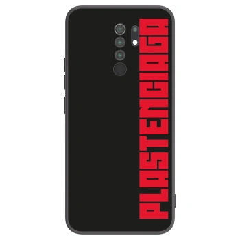 Picasee silikonowe czarne etui na Xiaomi Redmi 9 - Plastenciaga