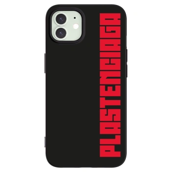 Picasee silikonowe czarne etui na Apple iPhone 12 - Plastenciaga