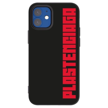 Picasee silikonowe czarne etui na Apple iPhone 12 mini - Plastenciaga