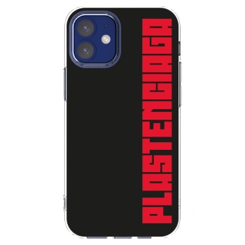 Picasee silikonowe przeźroczyste etui na Apple iPhone 12 mini - Plastenciaga