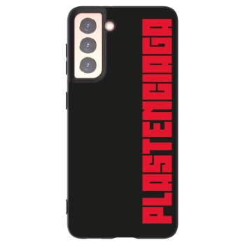 Picasee silikonowe czarne etui na Samsung Galaxy S21 5G G991B - Plastenciaga