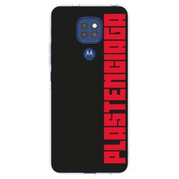 Picasee silikonowe przeźroczyste etui na Motorola Moto G9 Play - Plastenciaga