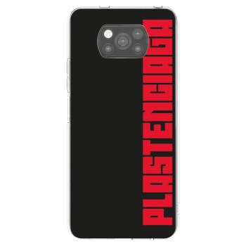 Picasee silikonowe czarne etui na Xiaomi Poco X3 Pro - Plastenciaga