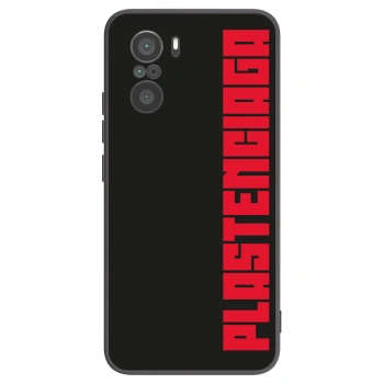 Picasee silikonowe czarne etui na Xiaomi Poco F3 - Plastenciaga
