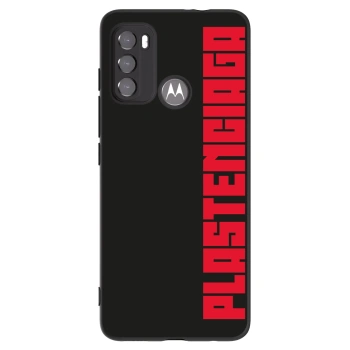Picasee silikonowe czarne etui na Motorola Moto G60 - Plastenciaga