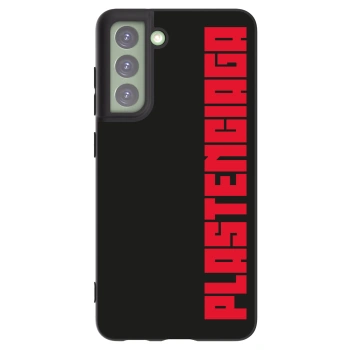 Picasee silikonowe czarne etui na Samsung Galaxy S21 FE 5G - Plastenciaga