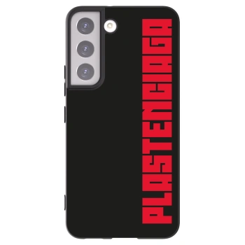 Picasee silikonowe czarne etui na Samsung Galaxy S22 5G - Plastenciaga