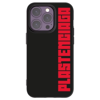 Picasee silikonowe czarne etui na Apple iPhone 14 Pro - Plastenciaga