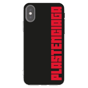 Picasee silikonowe przeźroczyste etui na Apple iPhone X/XS - Plastenciaga