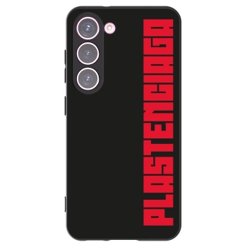 Picasee silikonowe czarne etui na Samsung Galaxy S23 5G - Plastenciaga