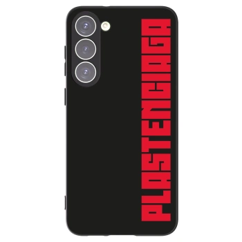 Picasee silikonowe czarne etui na Samsung Galaxy S23+ 5G - Plastenciaga