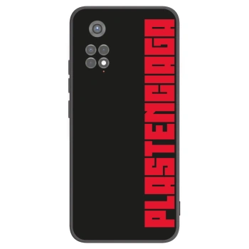 Picasee silikonowe czarne etui na Xiaomi Redmi Note 11S 5G - Plastenciaga