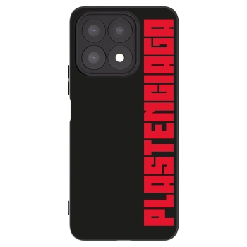 Picasee silikonowe czarne etui na Honor X8a - Plastenciaga