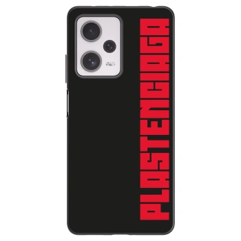 Picasee silikonowe czarne etui na Xiaomi Redmi Note 12 Pro+ 5G - Plastenciaga