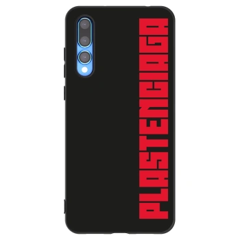 Picasee silikonowe czarne etui na Huawei P20 Pro - Plastenciaga