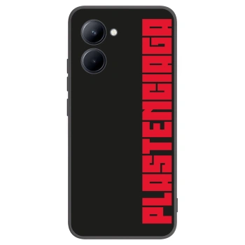 Picasee silikonowe czarne etui na Realme C33 (2023) - Plastenciaga