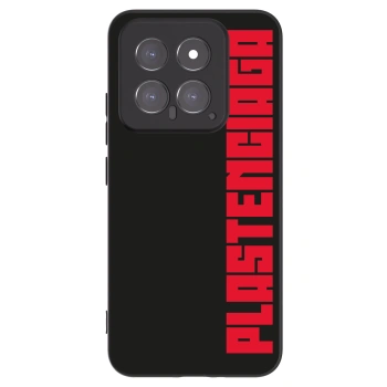 Picasee silikonowe czarne etui na Xiaomi 14 - Plastenciaga