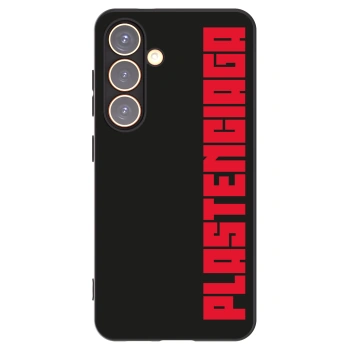 Picasee silikonowe czarne etui na Samsung Galaxy S24 S921B 5G - Plastenciaga