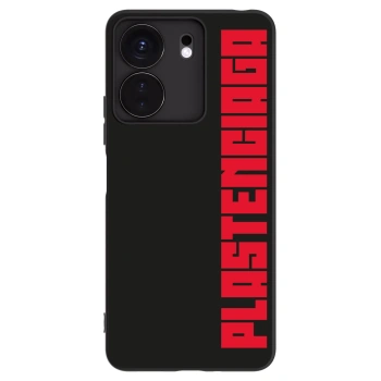 Picasee silikonowe czarne etui na Xiaomi Redmi 13C 4G - Plastenciaga