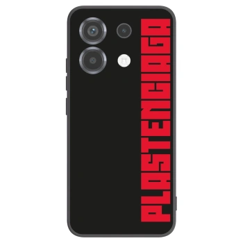 Picasee silikonowe czarne etui na Xiaomi Poco X6 - Plastenciaga