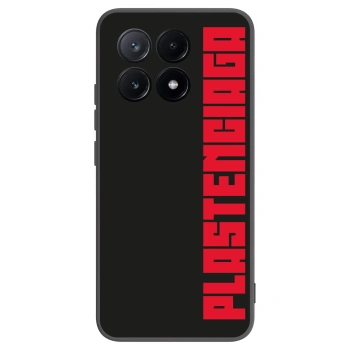 Picasee silikonowe czarne etui na Xiaomi Poco X6 Pro - Plastenciaga