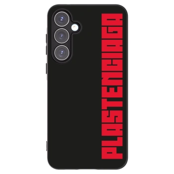 Picasee silikonowe czarne etui na Samsung Galaxy A55 5G A556B - Plastenciaga