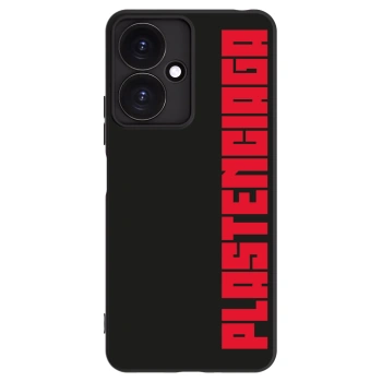 Picasee silikonowe czarne etui na Xiaomi Redmi 13C 5G - Plastenciaga