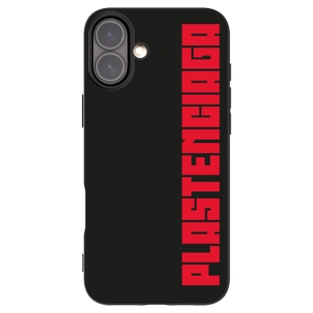 Picasee silikonowe czarne etui na Apple iPhone 16 Plus - Plastenciaga