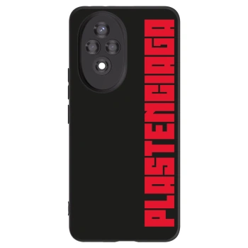Picasee silikonowe czarne etui na Honor 200 Pro 5G - Plastenciaga