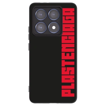 Picasee silikonowe czarne etui na Xiaomi 14T Pro - Plastenciaga