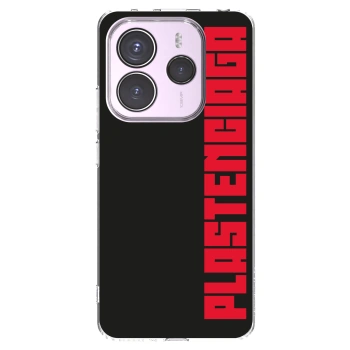 Picasee silikonowe przeźroczyste etui na Xiaomi Redmi Note 14 5G - Plastenciaga
