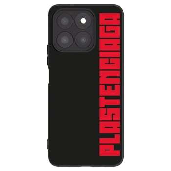 Picasee silikonowe czarne etui na Honor X8c - Plastenciaga