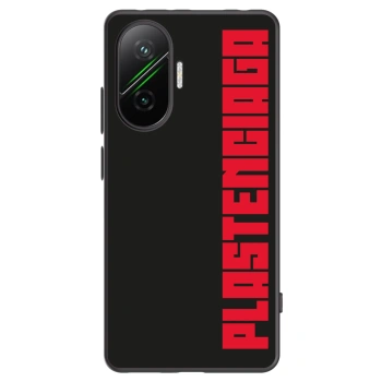 Picasee silikonowe czarne etui na Xiaomi Poco F7 5G - Plastenciaga