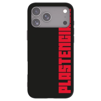 Picasee silikonowe czarne etui na Apple iPhone 17 Pro Max - Plastenciaga