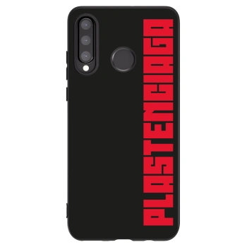 Picasee silikonowe czarne etui na Huawei P30 Lite - Plastenciaga