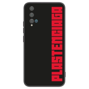 Picasee silikonowe czarne etui na Huawei Nova 5T - Plastenciaga