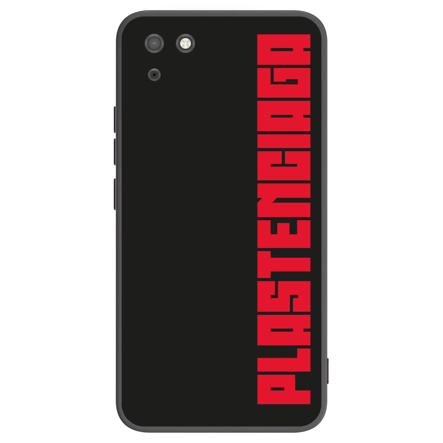 Picasee silikonowe czarne etui na Huawei Y5P - Plastenciaga