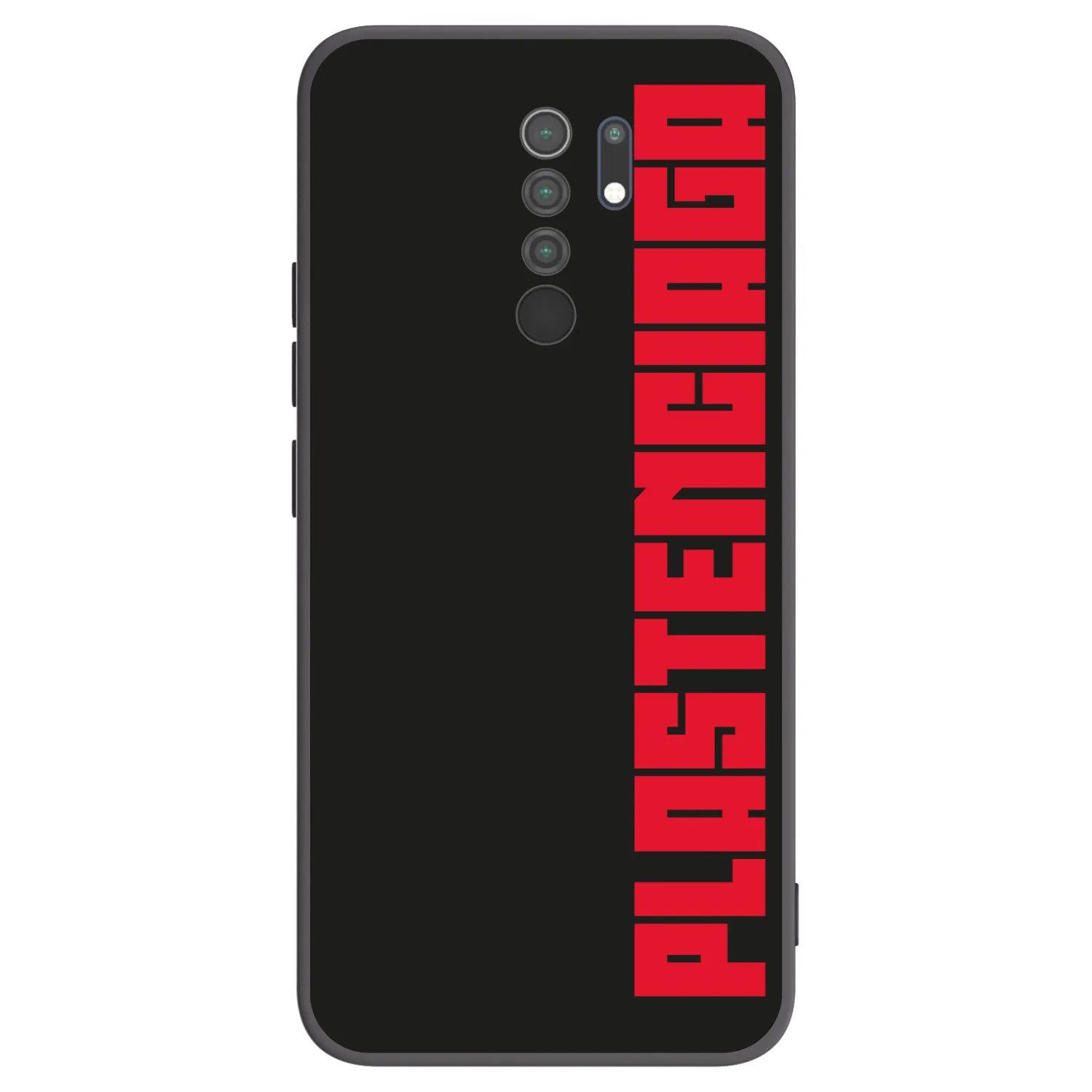 Picasee silikonowe czarne etui na Xiaomi Redmi 9 - Plastenciaga