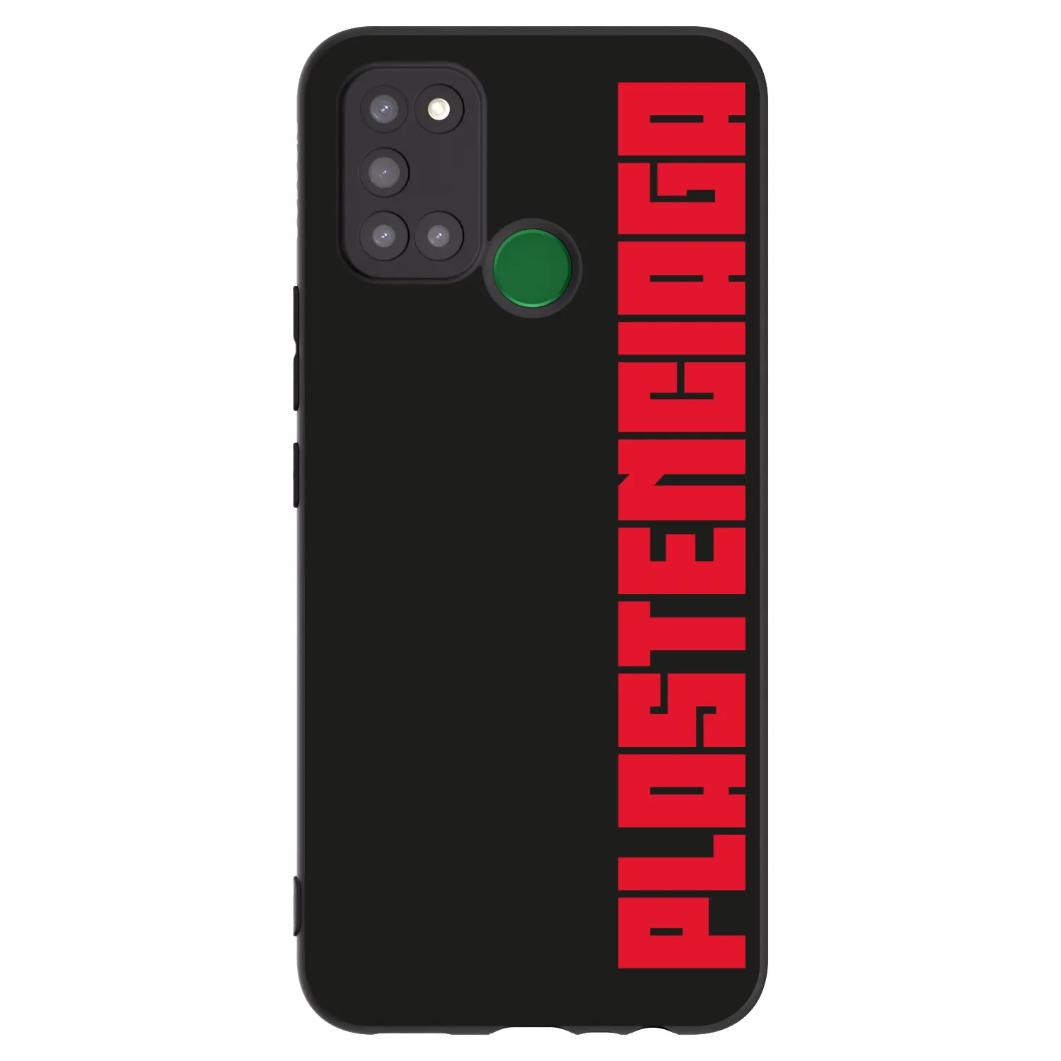 Picasee silikonowe czarne etui na Realme 7i - Plastenciaga