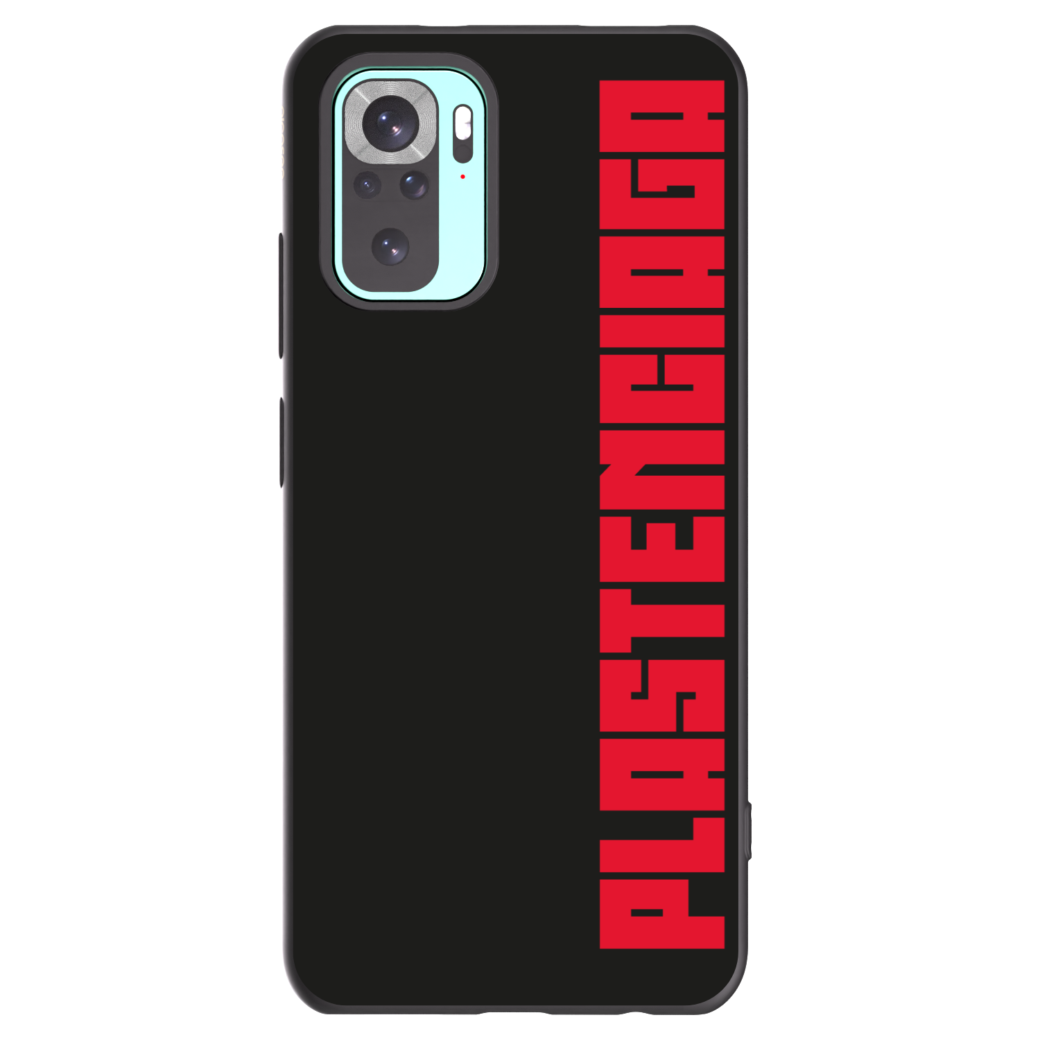 Picasee silikonowe czarne etui na Xiaomi Redmi Note 10 Pro - Plastenciaga