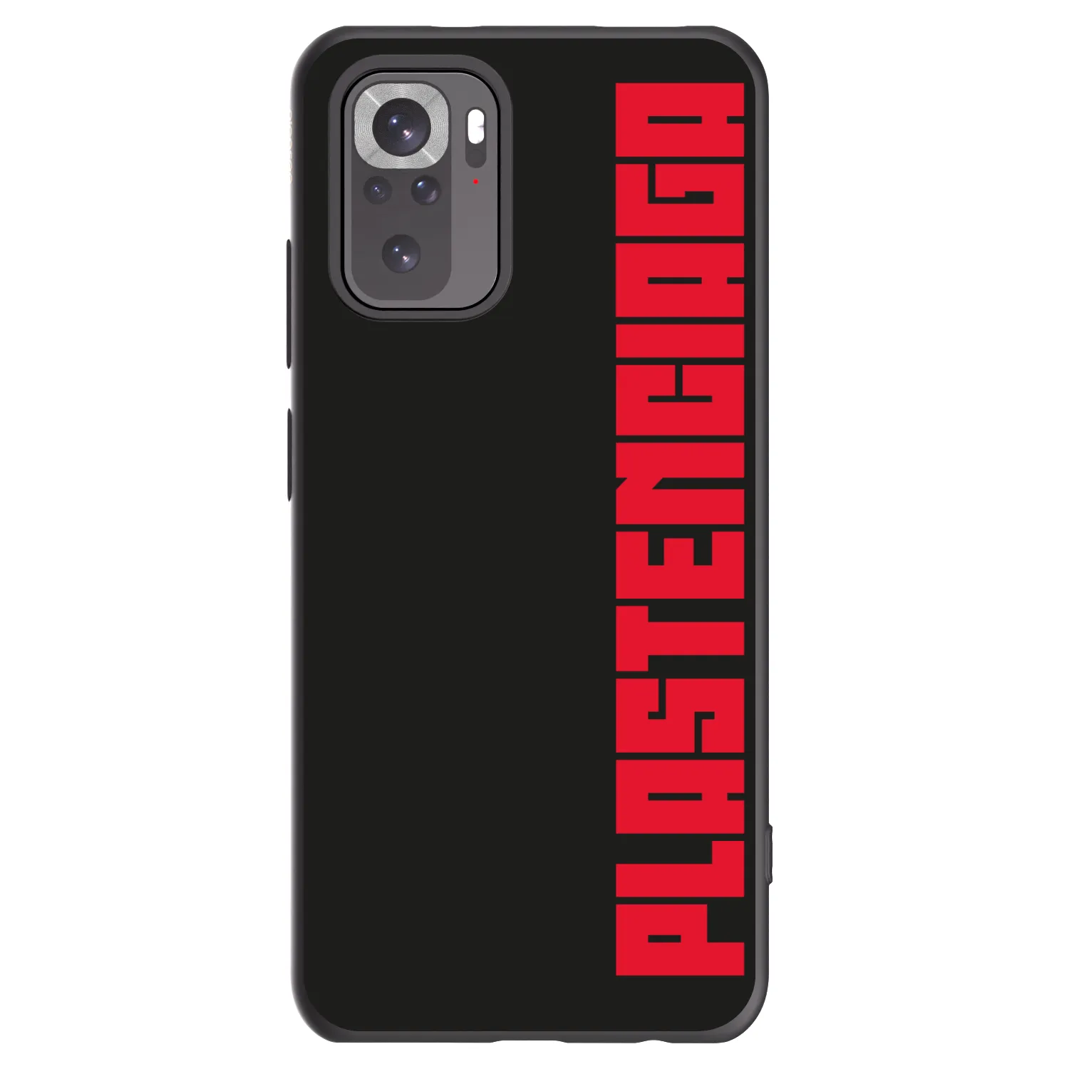 Picasee silikonowe czarne etui na Xiaomi Redmi Note 10S - Plastenciaga